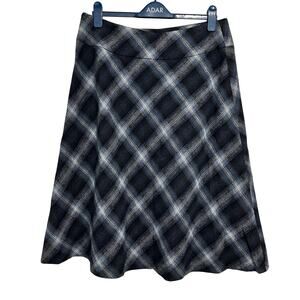 Pendleton plaid wool blend skirt size 12 women’s blue